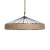 LEDTM® SAHARA 01416 Boho Κρεμαστό Φωτιστικό Οροφής με Ντουί 1 x E27 AC 220-240V IP20 - Μπεζ & Μαύρο - Μ80 x Π80 x Y25cm - Image 5