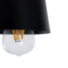 LEDTM® LANA 01425 Μοντέρνο Κρεμαστό Φωτιστικό Οροφής με Ντουί 3 x E27 AC 220-240V IP20 - Μαύρο & Καφέ - Μ60 x Π13 x Υ18cm - Image 7