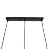 LEDTM® LANA 01425 Μοντέρνο Κρεμαστό Φωτιστικό Οροφής με Ντουί 3 x E27 AC 220-240V IP20 - Μαύρο & Καφέ - Μ60 x Π13 x Υ18cm - Image 9