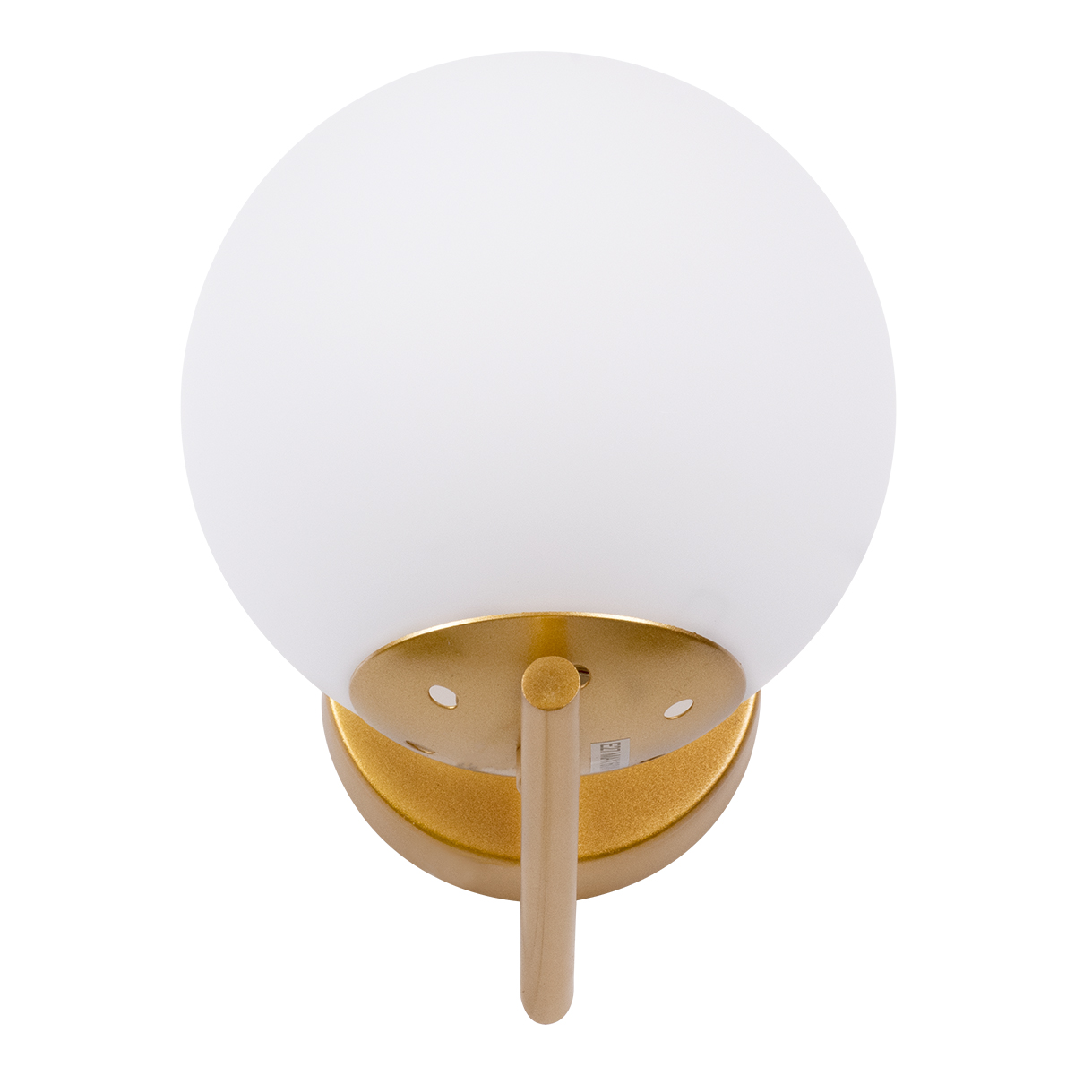 LEDTM® JADA 01426 Μοντέρνο Φωτιστικό Τοίχου - Απλίκα με Ντουί 1 x E27 AC 220-240V IP20 - Χρυσό & Λευκό - Μ15 x Π21.5 x Υ18cm - Image 6