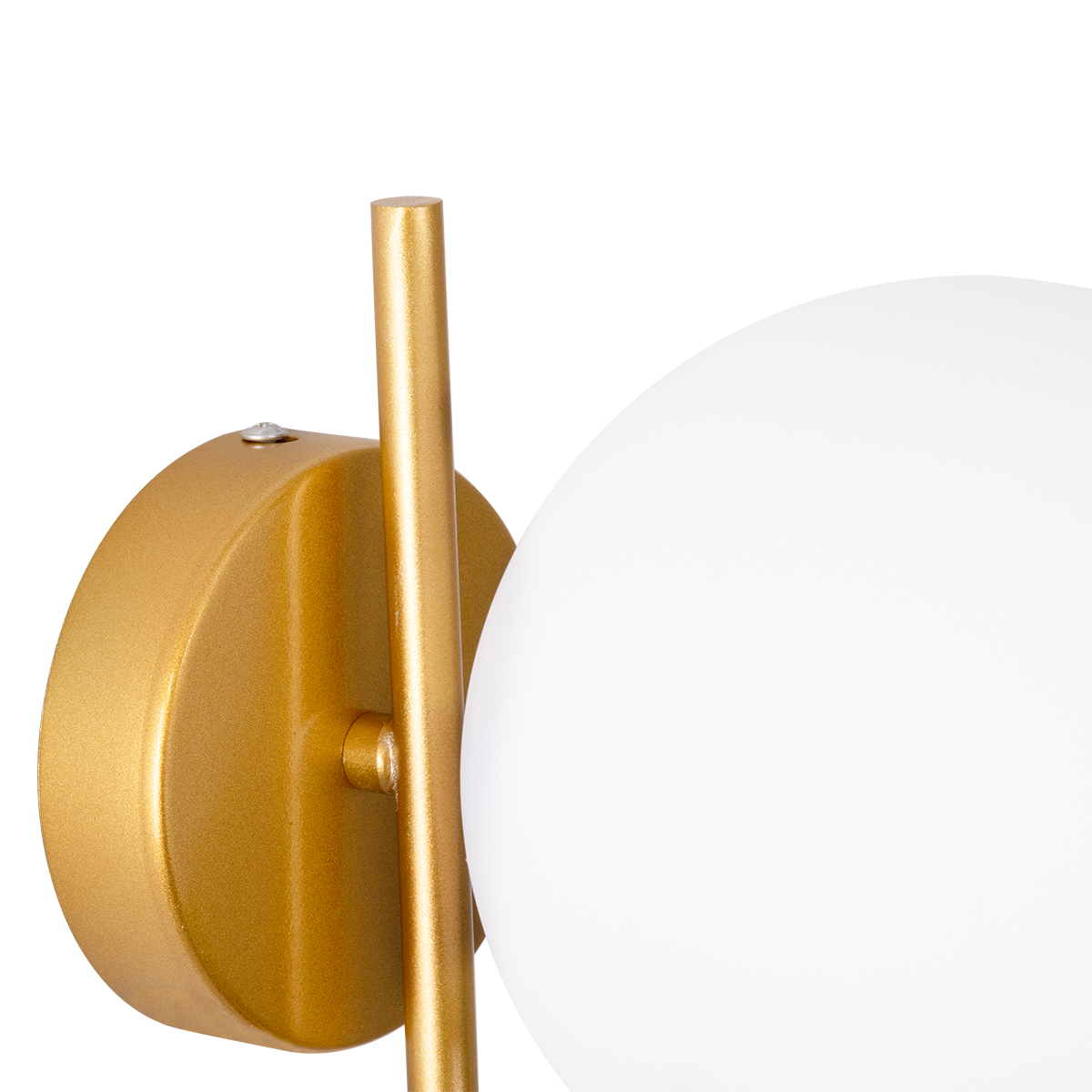 LEDTM® JADA 01426 Μοντέρνο Φωτιστικό Τοίχου - Απλίκα με Ντουί 1 x E27 AC 220-240V IP20 - Χρυσό & Λευκό - Μ15 x Π21.5 x Υ18cm - Image 8