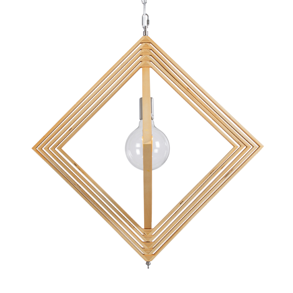 LEDTM® OCTAVE 01431 Μοντέρνο Κρεμαστό Φωτιστικό Οροφής με Ντουί 1 x E27 AC 220-240V IP20 - Μπεζ - Μ64 x Π64 x Y66cm - Image 9