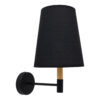 LEDTM® LYDFORD 01432 Μοντέρνο Φωτιστικό Τοίχου - Απλίκα με Ντουί 1 x E27 AC 220-240V IP20 - Μαύρο & Μπεζ - Μ20 x Π28 x Υ36cm - Image 3