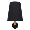 LEDTM® LYDFORD 01432 Μοντέρνο Φωτιστικό Τοίχου - Απλίκα με Ντουί 1 x E27 AC 220-240V IP20 - Μαύρο & Μπεζ - Μ20 x Π28 x Υ36cm - Image 5
