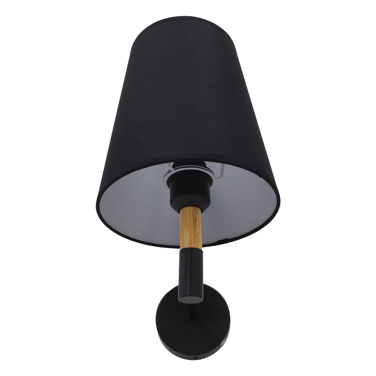 LEDTM® LYDFORD 01432 Μοντέρνο Φωτιστικό Τοίχου - Απλίκα με Ντουί 1 x E27 AC 220-240V IP20 - Μαύρο & Μπεζ - Μ20 x Π28 x Υ36cm - Image 6