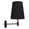 LEDTM® LYDFORD 01432 Μοντέρνο Φωτιστικό Τοίχου - Απλίκα με Ντουί 1 x E27 AC 220-240V IP20 - Μαύρο & Μπεζ - Μ20 x Π28 x Υ36cm - Image 8