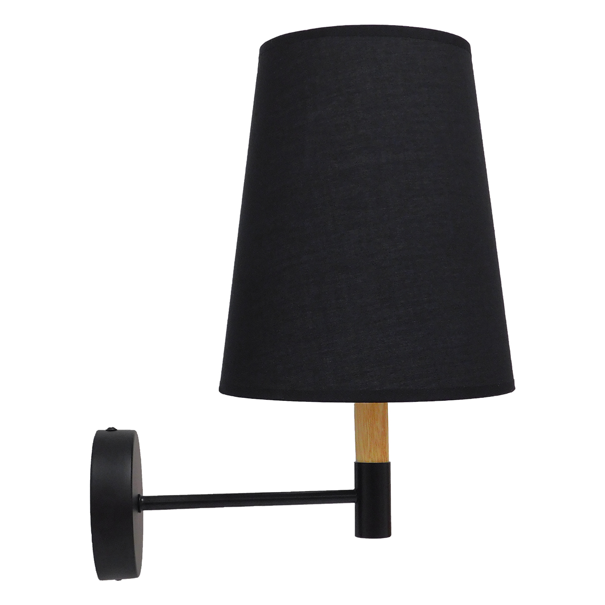 LEDTM® LYDFORD 01432 Μοντέρνο Φωτιστικό Τοίχου - Απλίκα με Ντουί 1 x E27 AC 220-240V IP20 - Μαύρο & Μπεζ - Μ20 x Π28 x Υ36cm - Image 8