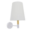 LEDTM® LYDFORD 01433 Μοντέρνο Φωτιστικό Τοίχου - Απλίκα με Ντουί 1 x E27 AC 220-240V IP20 - Λευκό & Μπέζ - Μ20 x Π28 x Υ36cm - Image 3