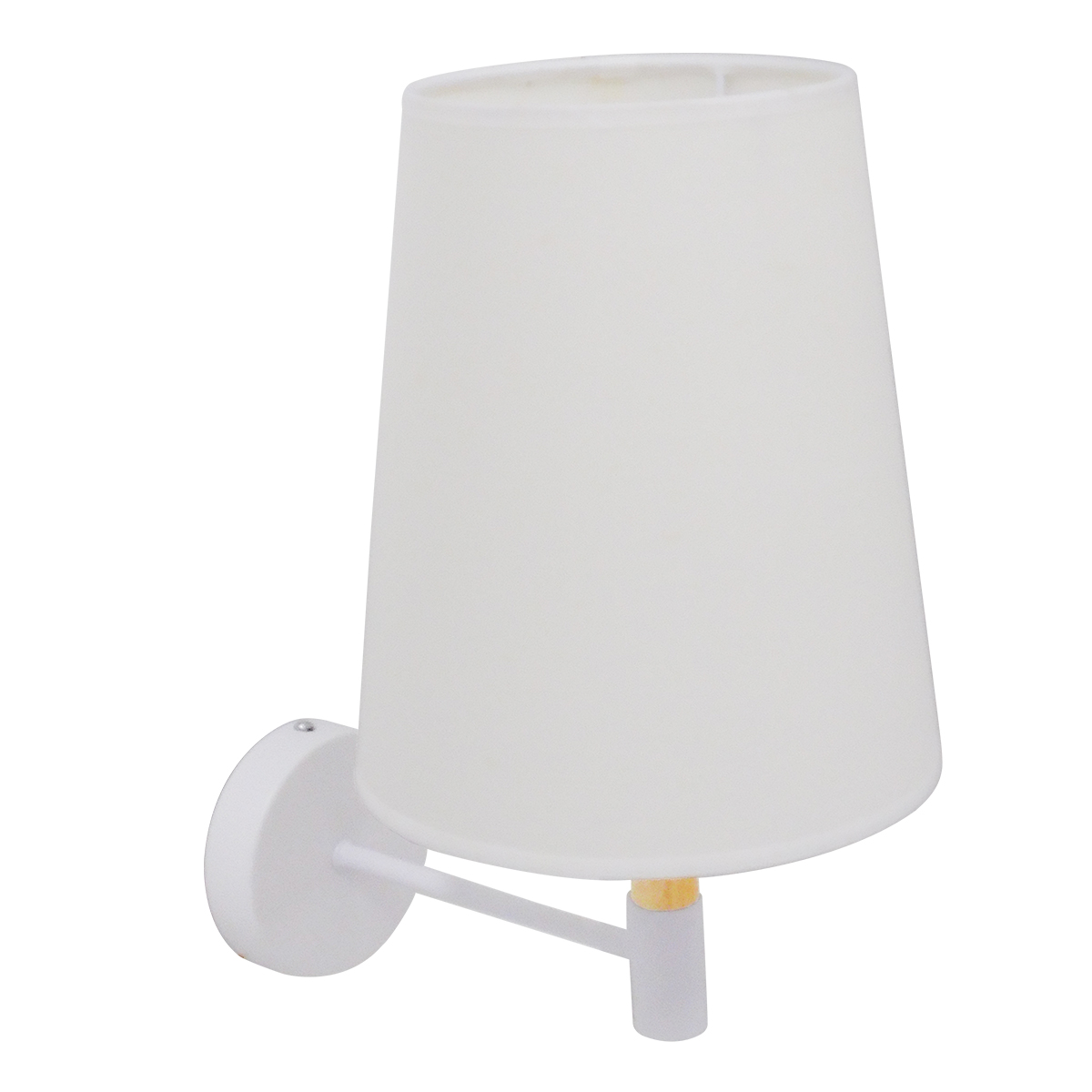 LEDTM® LYDFORD 01433 Μοντέρνο Φωτιστικό Τοίχου - Απλίκα με Ντουί 1 x E27 AC 220-240V IP20 - Λευκό & Μπέζ - Μ20 x Π28 x Υ36cm - Image 4