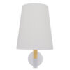 LEDTM® LYDFORD 01433 Μοντέρνο Φωτιστικό Τοίχου - Απλίκα με Ντουί 1 x E27 AC 220-240V IP20 - Λευκό & Μπέζ - Μ20 x Π28 x Υ36cm - Image 5