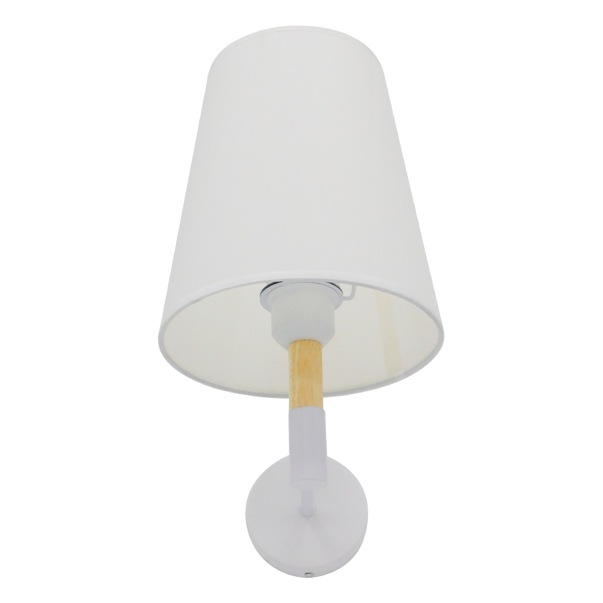 LEDTM® LYDFORD 01433 Μοντέρνο Φωτιστικό Τοίχου - Απλίκα με Ντουί 1 x E27 AC 220-240V IP20 - Λευκό & Μπέζ - Μ20 x Π28 x Υ36cm - Image 6