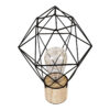 LEDTM® ANTLER 01443 Μοντέρνο Επιτραπέζιο Φωτιστικό LED 2.2W 154lm 360° DC 5V IP20 Θερμό Λευκό 2700K - DIODE - Μαύρο & Μπεζ - Μ19 x Π19 x Υ29cm - 2 Χρόνια Εγγύηση - Image 6