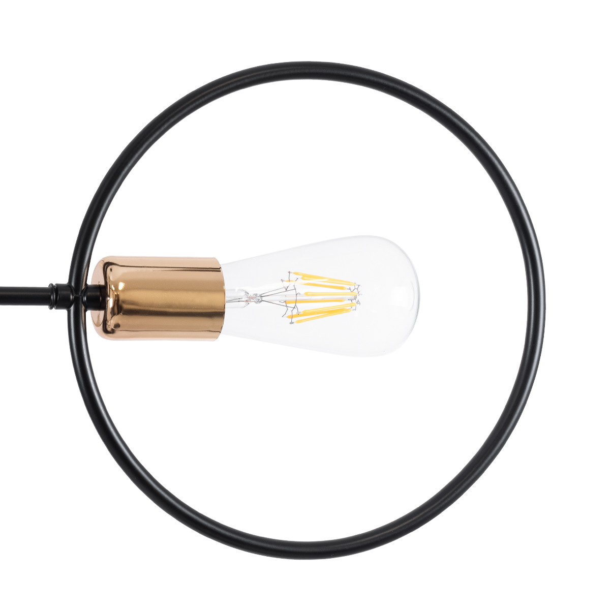 LEDTM® NEXUS 01446 Μοντέρνο Φωτιστικό Οροφής με Ντουί 6 x E27 AC 220-240V IP20 - Μαύρο & Χάλκινο - Μ105 x Π105 x Υ70cm - Image 5