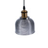 LEDTM® SEGRETO 01449 Vintage Κρεμαστό Φωτιστικό Οροφής με Ντουί 1 x E27 AC 220-240V IP20 - Γκρι & Χρυσό - Μ14 x Π14 x Υ18cm - Image 7