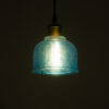 LEDTM® SEGRETO 01452 Vintage Κρεμαστό Φωτιστικό Οροφής με Ντουί 1 x E27 AC 220-240V IP20 - Μπλε & Χρυσό - Μ14 x Π14 x Υ18cm - Image 3