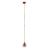 LEDTM® MANHATTAN 01453 Μοντέρνο Κρεμαστό Φωτιστικό Οροφής με Ντουί 1 x E27 AC 220-240V IP20 - Χάλκινο - Μ11 x Π11 x Υ14cm - Image 3