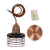 LEDTM® MANHATTAN 01453 Μοντέρνο Κρεμαστό Φωτιστικό Οροφής με Ντουί 1 x E27 AC 220-240V IP20 - Χάλκινο - Μ11 x Π11 x Υ14cm - Image 8