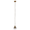 LEDTM® MANHATTAN 01454 Μοντέρνο Κρεμαστό Φωτιστικό Οροφής με Ντουί 1 x E27 AC 220-240V IP20 - Μπρούτζινο - Μ11 x Π11 x Υ14cm - Image 4
