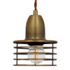 LEDTM® MANHATTAN 01454 Μοντέρνο Κρεμαστό Φωτιστικό Οροφής με Ντουί 1 x E27 AC 220-240V IP20 - Μπρούτζινο - Μ11 x Π11 x Υ14cm - Image 5