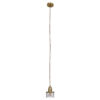 LEDTM® MANHATTAN 01455 Μοντέρνο Κρεμαστό Φωτιστικό Οροφής με Ντουί 1 x E27 AC 220-240V IP20 - Μπρούτζινο - Μ11 x Π11 x Υ14cm - Image 4