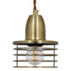 LEDTM® MANHATTAN 01455 Μοντέρνο Κρεμαστό Φωτιστικό Οροφής με Ντουί 1 x E27 AC 220-240V IP20 - Μπρούτζινο - Μ11 x Π11 x Υ14cm - Image 5