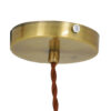 LEDTM® MANHATTAN 01455 Μοντέρνο Κρεμαστό Φωτιστικό Οροφής με Ντουί 1 x E27 AC 220-240V IP20 - Μπρούτζινο - Μ11 x Π11 x Υ14cm - Image 8