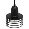 LEDTM® MANHATTAN 01456 Μοντέρνο Κρεμαστό Φωτιστικό Οροφής με Ντουί 1 x E27 AC 220-240V IP20 - Μαύρο - Μ11 x Π11 x Υ14cm - Image 7