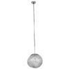 LEDTM® DIXAR 01464 Μοντέρνο Κρεμαστό Φωτιστικό Οροφής με Ντουί 1 x E27 AC 220-240V IP20 -Ασημί - Μ36 x Π36 x Υ45cm - Image 3