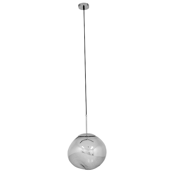 LEDTM® DIXAR 01464 Μοντέρνο Κρεμαστό Φωτιστικό Οροφής με Ντουί 1 x E27 AC 220-240V IP20 -Ασημί - Μ36 x Π36 x Υ45cm - Image 3