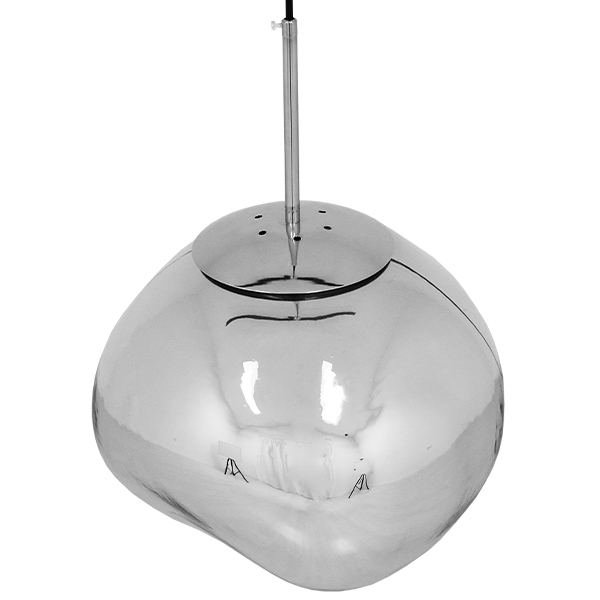 LEDTM® DIXAR 01464 Μοντέρνο Κρεμαστό Φωτιστικό Οροφής με Ντουί 1 x E27 AC 220-240V IP20 -Ασημί - Μ36 x Π36 x Υ45cm - Image 4