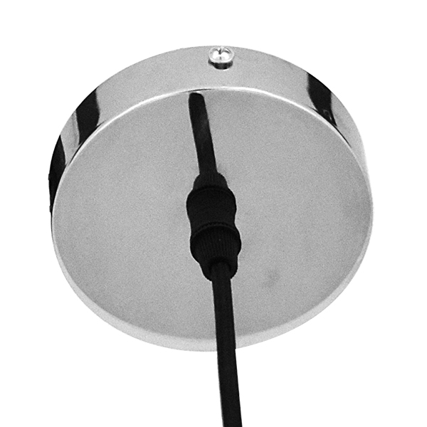 LEDTM® DIXAR 01464 Μοντέρνο Κρεμαστό Φωτιστικό Οροφής με Ντουί 1 x E27 AC 220-240V IP20 -Ασημί - Μ36 x Π36 x Υ45cm - Image 6