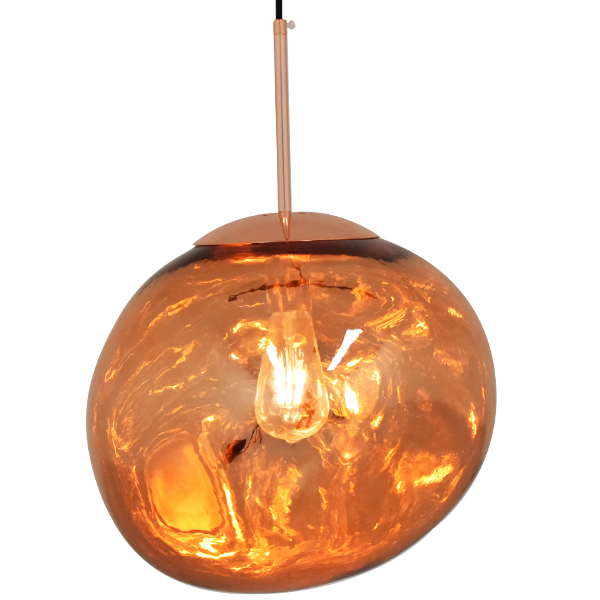 LEDTM® DIXAR 01465 Μοντέρνο Κρεμαστό Φωτιστικό Οροφής με Ντουί 1 x E27 AC 220-240V IP20 - Χάλκινο - Μ36 x Π36 x Υ45cm - Image 2