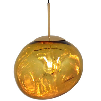 Alternative view of LEDTM® DIXAR 01466 Μοντέρνο Κρεμαστό Φωτιστικό Οροφής με Ντουί 1 x E27 AC 220-240V IP20 - Χρυσό - Μ36 x Π36 x Υ45cm