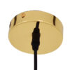 LEDTM® DIXAR 01466 Μοντέρνο Κρεμαστό Φωτιστικό Οροφής με Ντουί 1 x E27 AC 220-240V IP20 - Χρυσό - Μ36 x Π36 x Υ45cm - Image 6