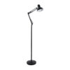 LEDTM® AUDREY 01468 Vintage Επιδαπέδιο Φωτιστικό με Ντουί 1 x E27 AC 220-240V IP20 - Μαύρο - Μ15 x Π15 x Υ190cm - Image 2