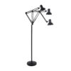 LEDTM® AUDREY 01468 Vintage Επιδαπέδιο Φωτιστικό με Ντουί 1 x E27 AC 220-240V IP20 - Μαύρο - Μ15 x Π15 x Υ190cm - Image 4