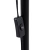 LEDTM® AUDREY 01468 Vintage Επιδαπέδιο Φωτιστικό με Ντουί 1 x E27 AC 220-240V IP20 - Μαύρο - Μ15 x Π15 x Υ190cm - Image 9