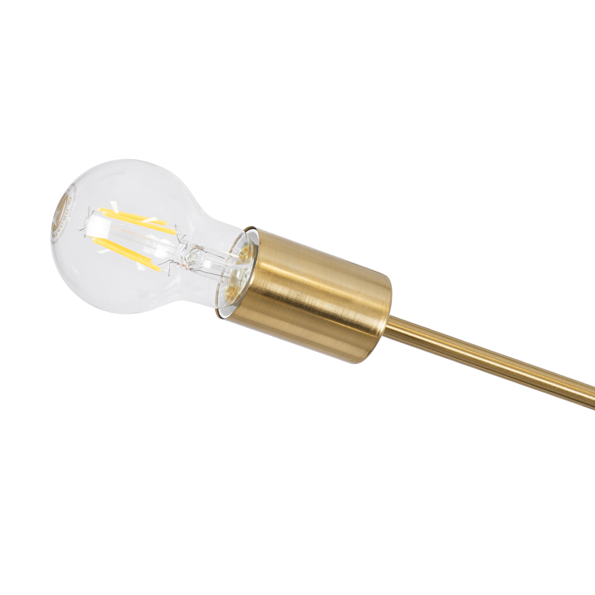 LEDTM® MILANO 01485 Μοντέρνο Φωτιστικό Οροφής με Ντουί 12 x E27 AC 220-240V IP20 - Χρυσό - Μ80 x Π80 x Υ80cm - Image 7