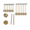 LEDTM® MILANO 01485 Μοντέρνο Φωτιστικό Οροφής με Ντουί 12 x E27 AC 220-240V IP20 - Χρυσό - Μ80 x Π80 x Υ80cm - Image 9