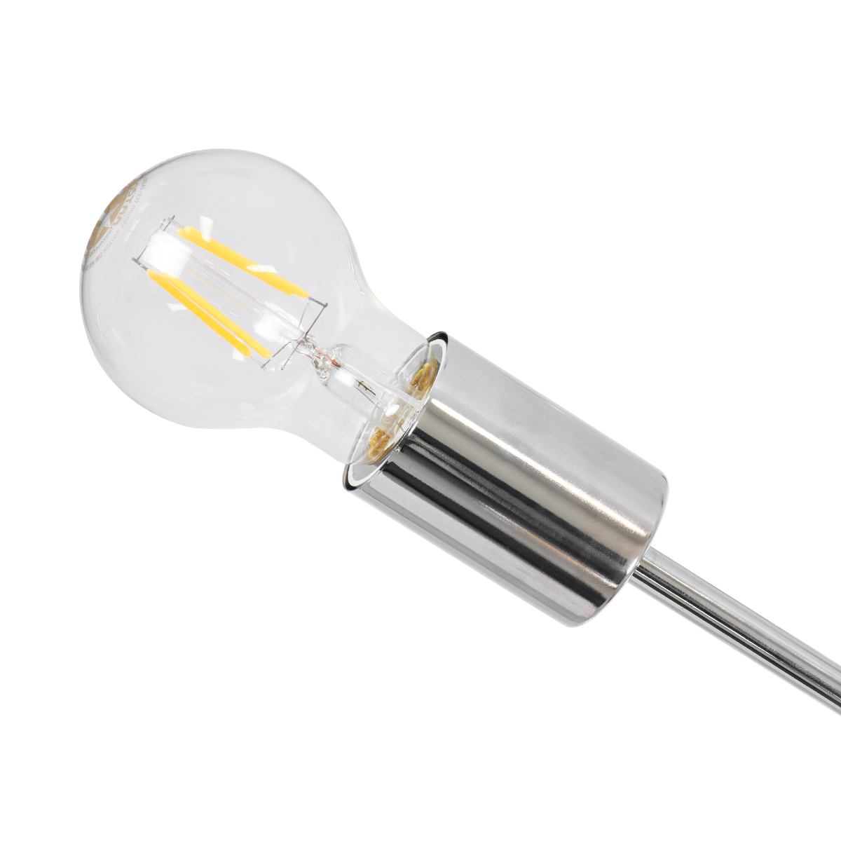 LEDTM® MILANO 01487 Μοντέρνο Φωτιστικό Οροφής με Ντουί 12 x E27 AC 220-240V IP20 - Ασημί - Μ80 x Π80 x Υ80cm - Image 7