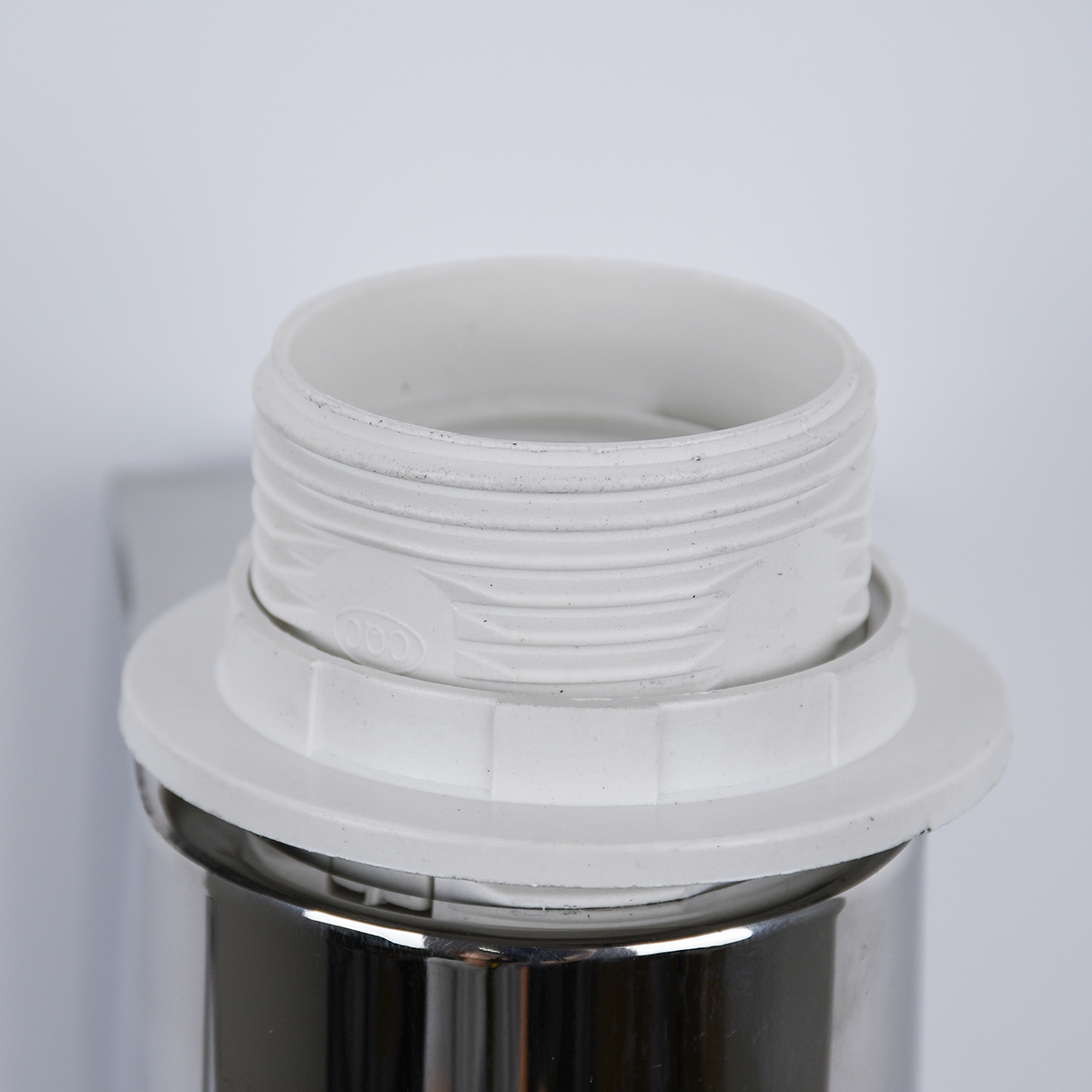 LEDTM® ELEGANT 01492 Μοντέρνο Φωτιστικό Τοίχου - Απλίκα Ξενοδοχείου Reading Light με Ντουί 1 x E27 LED 3W 360lm 36° AC 220-240V IP20 Θερμό Λευκό 2700K - Bridgelux COB Chip - Χρώμιο & Μαύρο - Μ26 x Π16.5 x Υ33cm - 2 Χρόνια Εγγύηση - Image 8