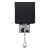 LEDTM® ELEGANT 01494 Μοντέρνο Φωτιστικό Τοίχου - Απλίκα Ξενοδοχείου Reading Light με Ντουί 1 x E27 LED 3W 270lm 36° AC 220-240V IP20 Θερμό Λευκό 2700K - CREE XPE Chip - Ασημί & Μαύρο - Μ17 x Π21 x Υ43cm - 2 Χρόνια Εγγύηση - Image 5
