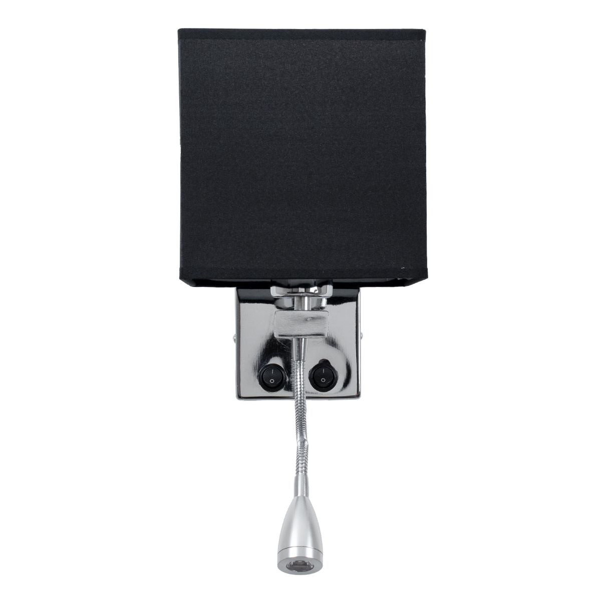 LEDTM® ELEGANT 01494 Μοντέρνο Φωτιστικό Τοίχου - Απλίκα Ξενοδοχείου Reading Light με Ντουί 1 x E27 LED 3W 270lm 36° AC 220-240V IP20 Θερμό Λευκό 2700K - CREE XPE Chip - Ασημί & Μαύρο - Μ17 x Π21 x Υ43cm - 2 Χρόνια Εγγύηση - Image 5