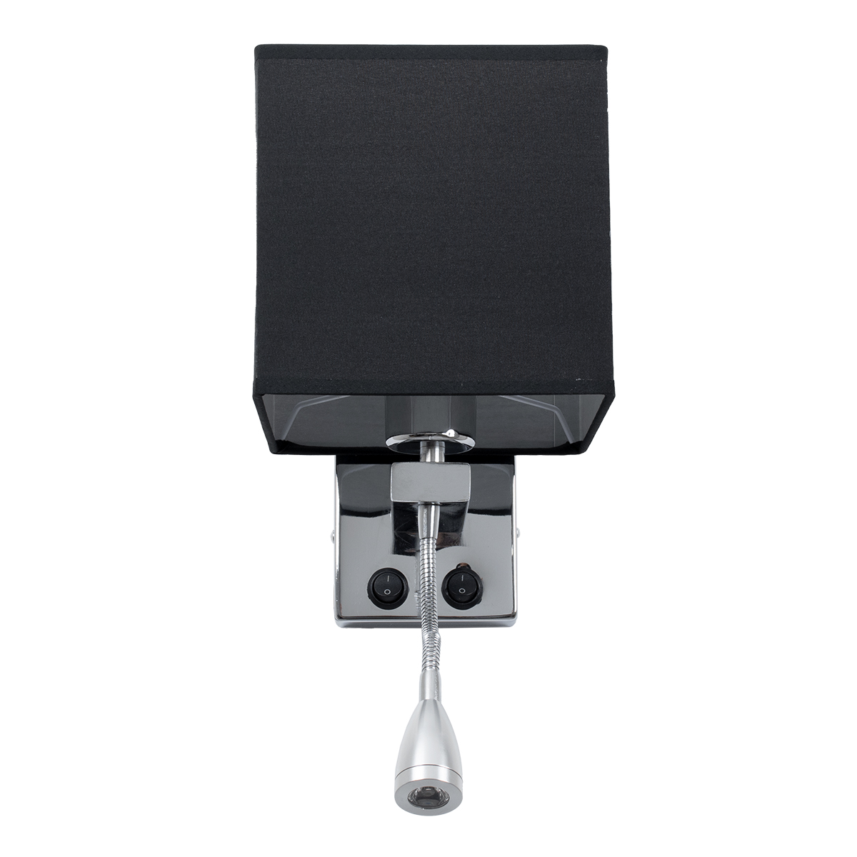 LEDTM® ELEGANT 01494 Μοντέρνο Φωτιστικό Τοίχου - Απλίκα Ξενοδοχείου Reading Light με Ντουί 1 x E27 LED 3W 270lm 36° AC 220-240V IP20 Θερμό Λευκό 2700K - CREE XPE Chip - Ασημί & Μαύρο - Μ17 x Π21 x Υ43cm - 2 Χρόνια Εγγύηση - Image 6