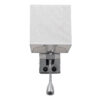 LEDTM® ELEGANT 01495 Μοντέρνο Φωτιστικό Τοίχου - Απλίκα Ξενοδοχείου Reading Light με Ντουί 1 x E27 LED 3W 360lm 36° AC 220-240V IP20 Θερμό Λευκό 2700K - Bridgelux COB Chip - Χρώμιο & Λευκό - Μ17 x Π21 x Υ43cm - 2 Χρόνια Εγγύηση - Image 6