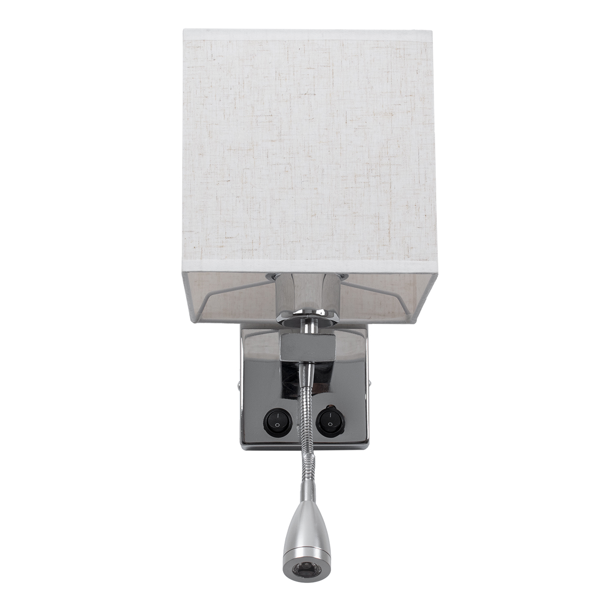 LEDTM® ELEGANT 01495 Μοντέρνο Φωτιστικό Τοίχου - Απλίκα Ξενοδοχείου Reading Light με Ντουί 1 x E27 LED 3W 360lm 36° AC 220-240V IP20 Θερμό Λευκό 2700K - Bridgelux COB Chip - Χρώμιο & Λευκό - Μ17 x Π21 x Υ43cm - 2 Χρόνια Εγγύηση - Image 6