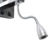 LEDTM® ELEGANT 01495 Μοντέρνο Φωτιστικό Τοίχου - Απλίκα Ξενοδοχείου Reading Light με Ντουί 1 x E27 LED 3W 360lm 36° AC 220-240V IP20 Θερμό Λευκό 2700K - Bridgelux COB Chip - Χρώμιο & Λευκό - Μ17 x Π21 x Υ43cm - 2 Χρόνια Εγγύηση - Image 9