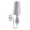 LEDTM® LAURA 01498 Μοντέρνο Φωτιστικό Τοίχου - Απλίκα με Ντουί 1 x E27 AC 220-240V IP20 - Ασημί - Μ21 x Π15 x Y48cm - Image 4