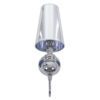 LEDTM® LAURA 01498 Μοντέρνο Φωτιστικό Τοίχου - Απλίκα με Ντουί 1 x E27 AC 220-240V IP20 - Ασημί - Μ21 x Π15 x Y48cm - Image 5