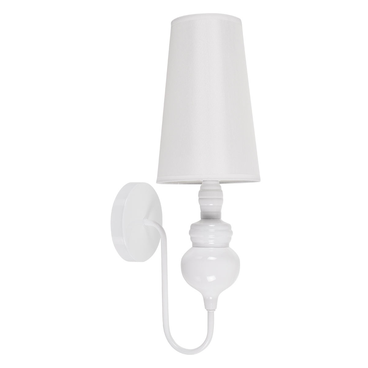 LEDTM® LAURA 01499 Μοντέρνο Φωτιστικό Τοίχου - Απλίκα με Ντουί 1 x E27 AC 220-240V IP20 - Λευκό - Μ21 x Π15 x Y48cm - Image 4